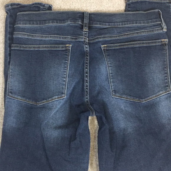 J.Crew skinny stretch dark wash fade jeans - Picture 3 of 6